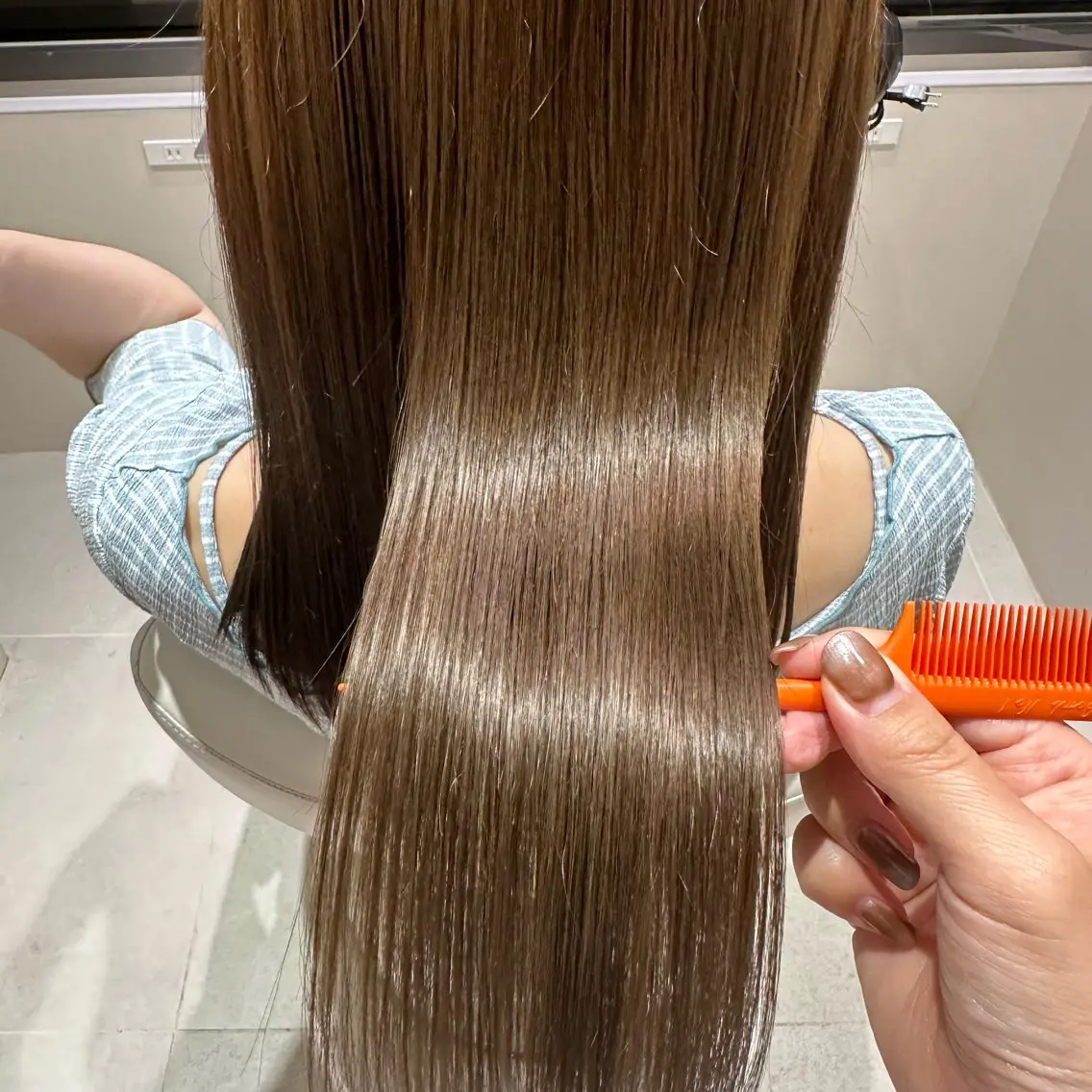 髪質改善🧚🏻‍♀️酸熱トリートメント+カットの写真