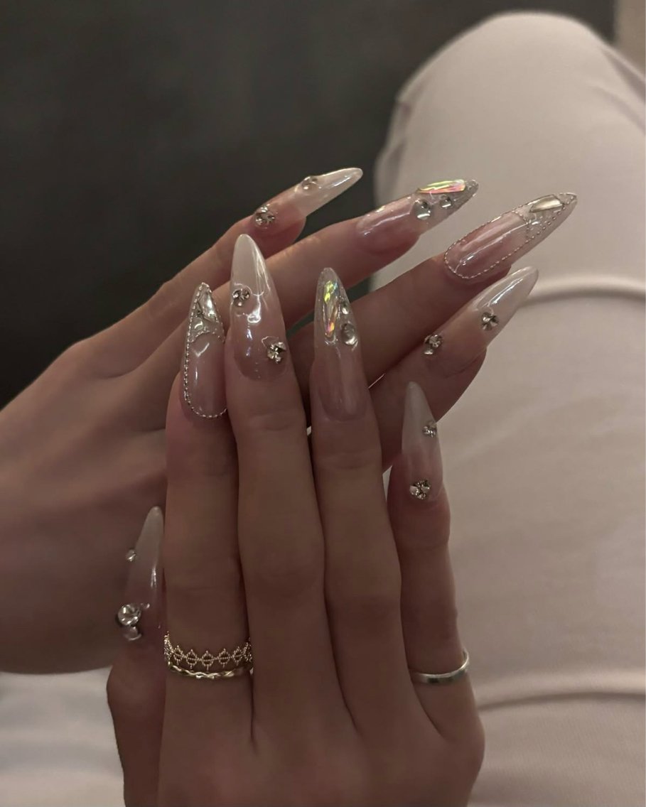ネイル フットネイル フレンチネイル ジェルネイル 韓国ネイル マグネットネイル ハンドネイル ribbonnail salonのネイルデザイン