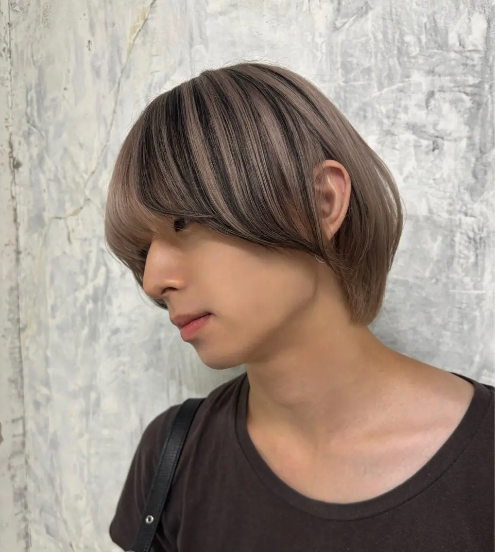 カラー メンズ sou yuhiのヘアスタイル