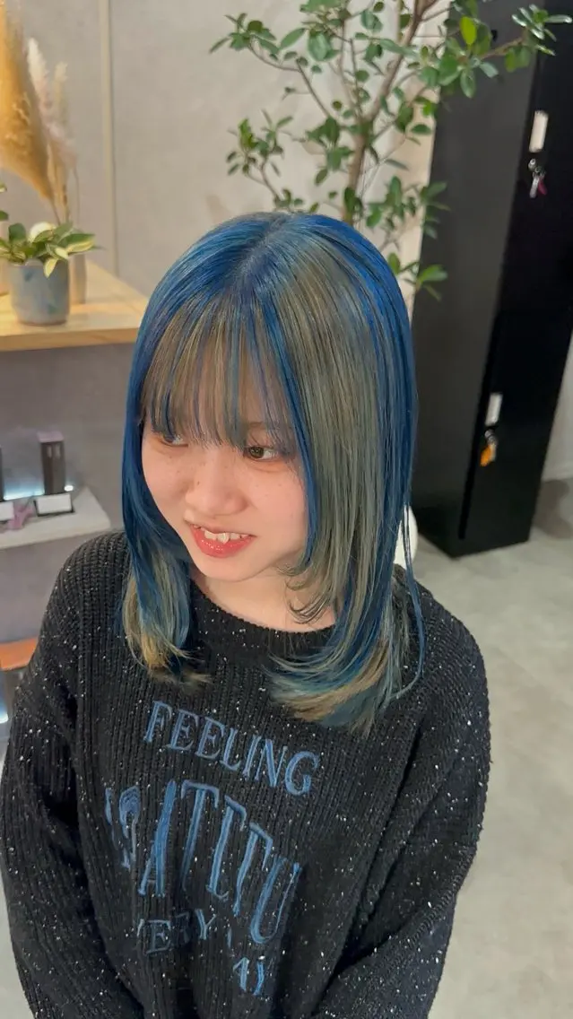 セミロング 下小鶴 優治のヘアスタイル