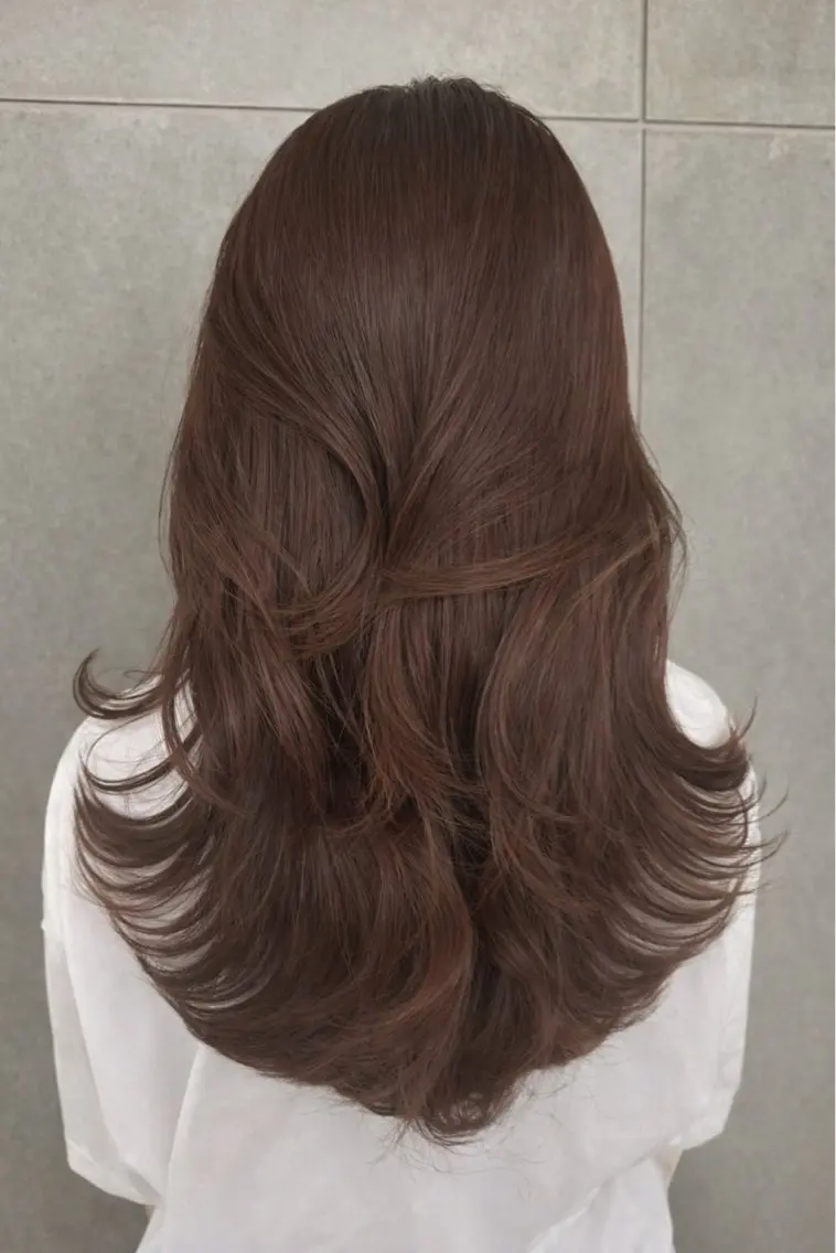【髪色明るくしたい方はこちら✨】ヘアカラー&髪質改善トリートメント(ブリーチなし)(ロング料金なし) ※おしゃれ染め限定の写真