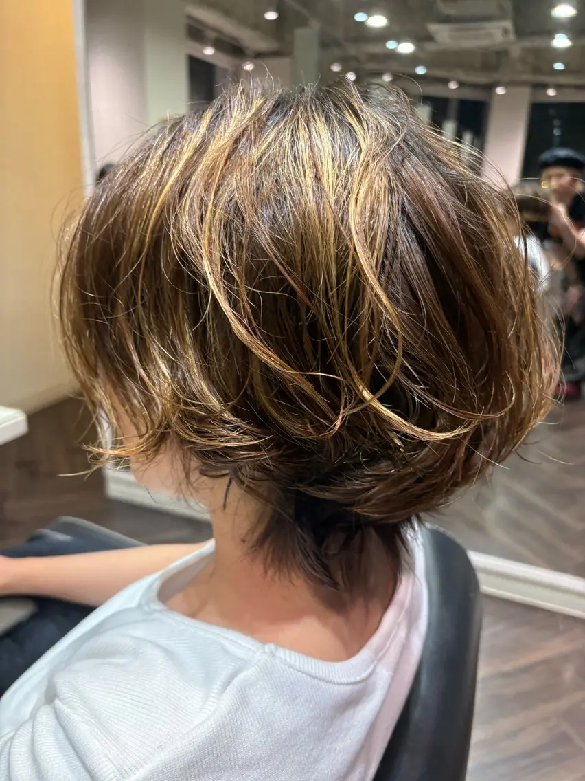 カット+フルコーストリートメント💇‍♀️ショート限定🙋‍♀️1センチでも🫧画像のようなショートを募集してますの写真