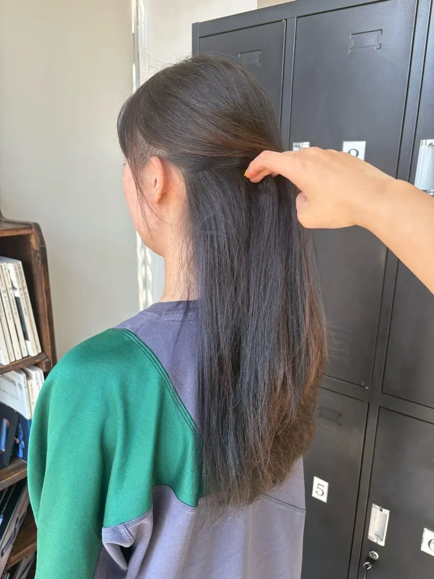 ロング ヘアカラー COLOR LABO かすみのヘアスタイル