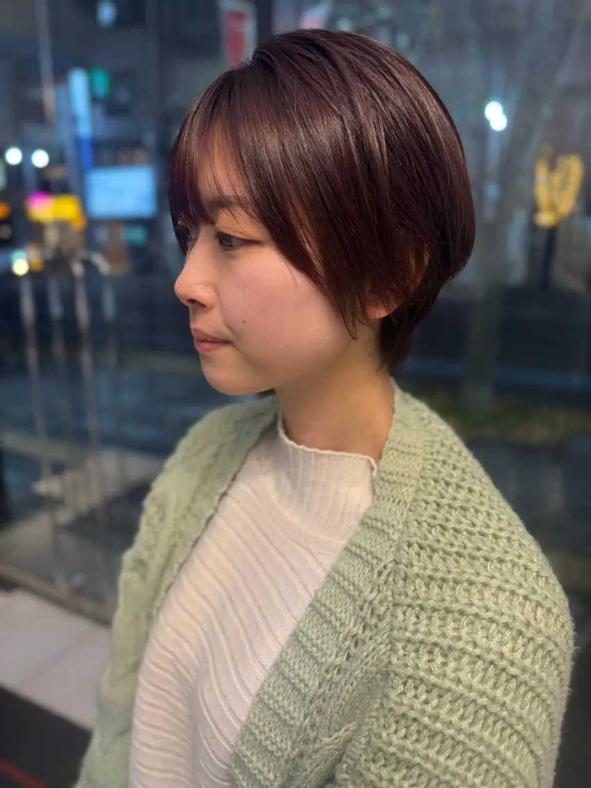 前髪カット＋艶カラー＋プレトリートメント🎵の写真