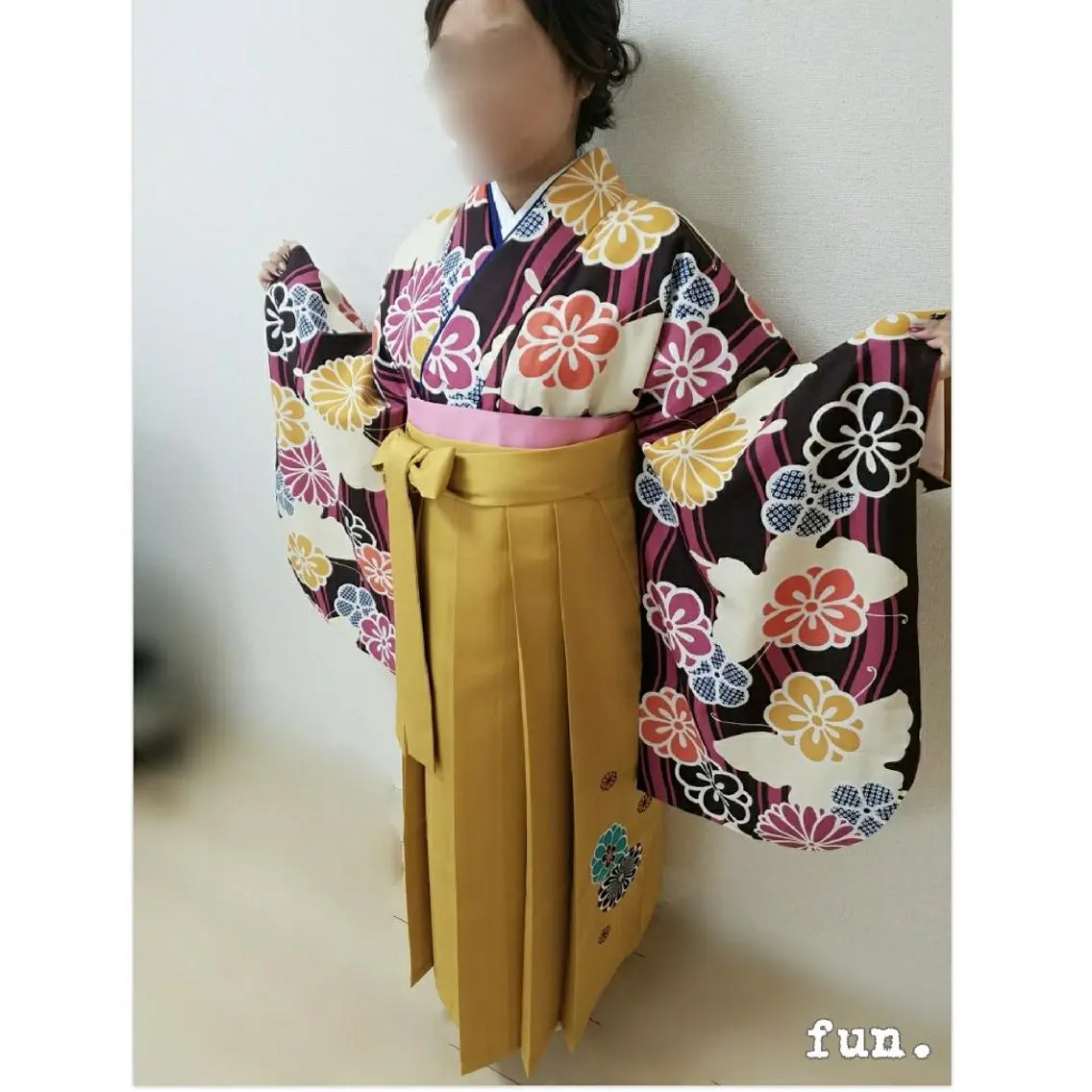 卒業式袴着付&ヘアセットの写真
