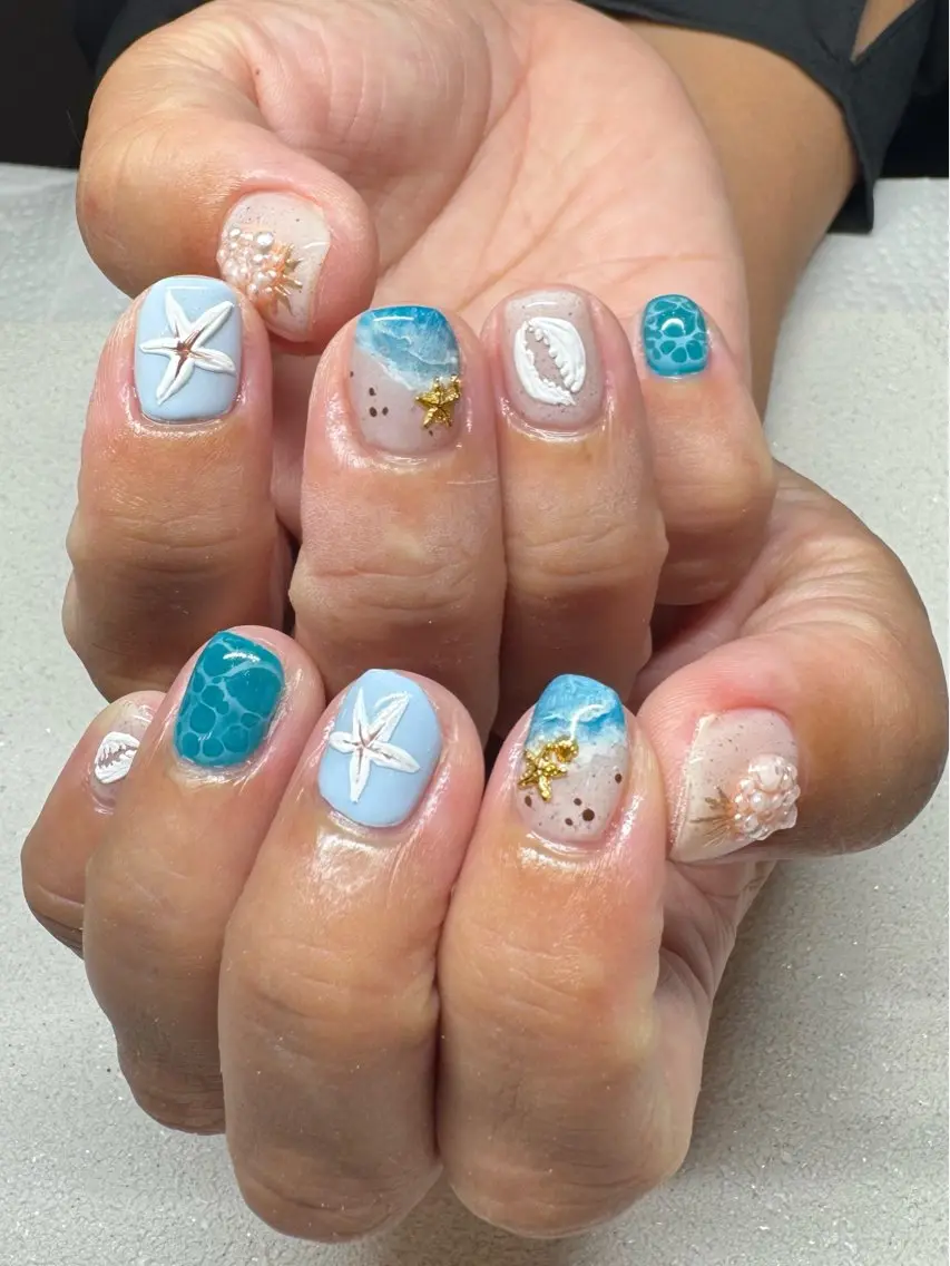 ネイル ミラーネイル ハンドネイル Rimie Yamauchiのその他イメージ