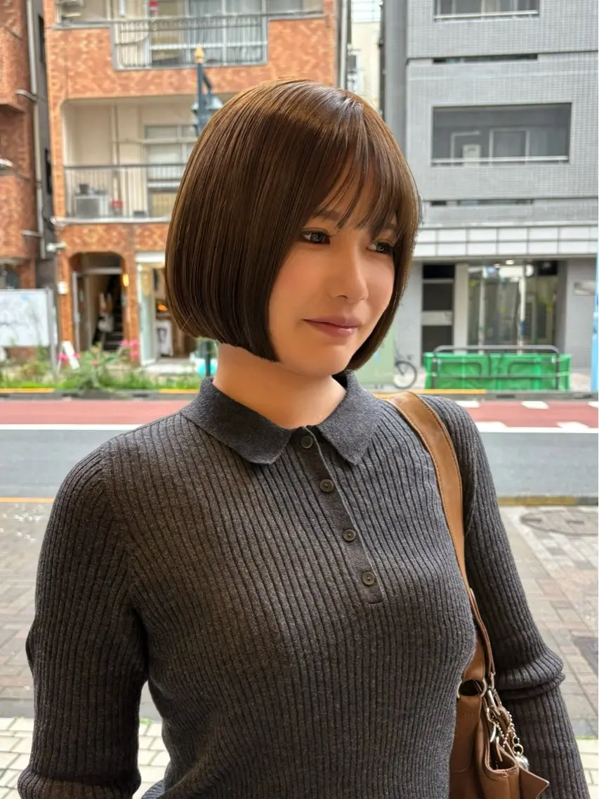 ショート ボブ カット ヘアカラー 艶カラー/レイヤー /atsumi🪷のヘアスタイル