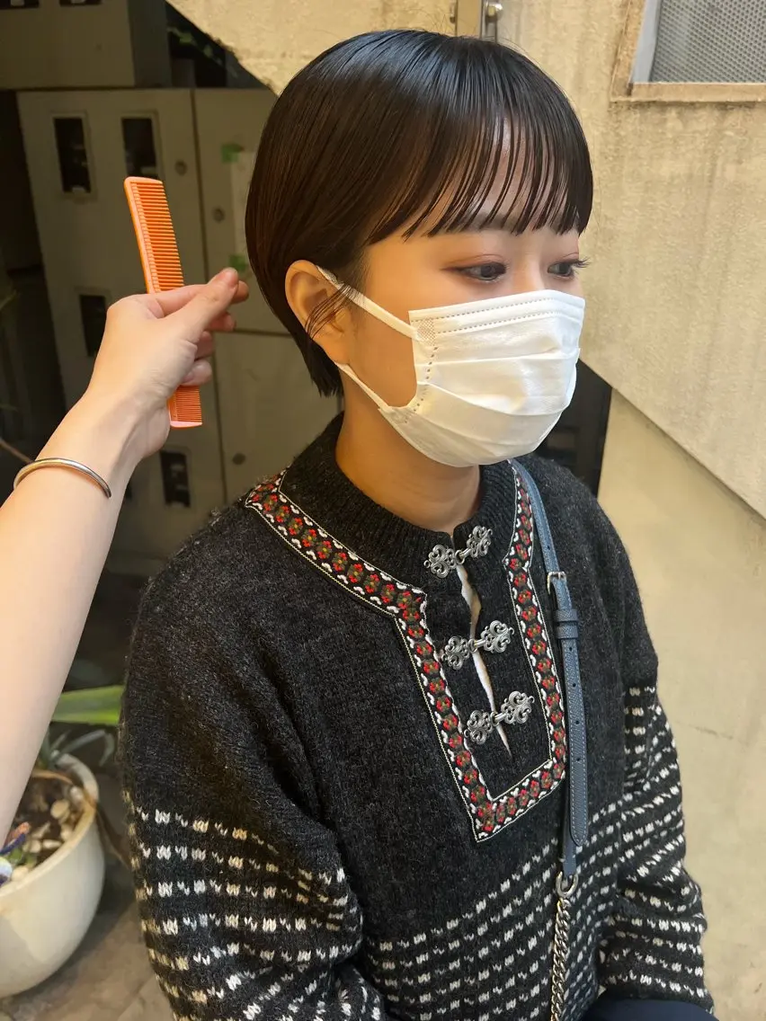 ショート 三浦澪矢/ ショートカットモデルのヘアスタイル