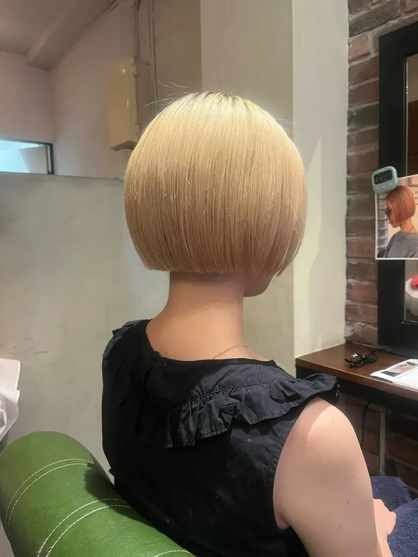 ショート ボブ 井上 奈菜のヘアスタイル