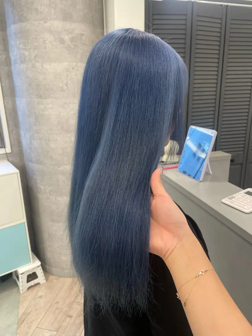 ロング ヘアカラー トリートメント ♡似合わせハイトーン ♡maiのヘアスタイル