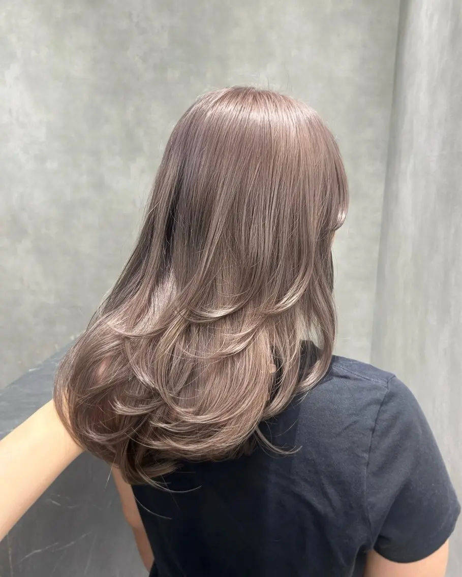 ロング レイヤーカット カット ヘアカラー トリートメント 大人レイヤー/艶美髪 🇺🇸TOMONAのヘアスタイル