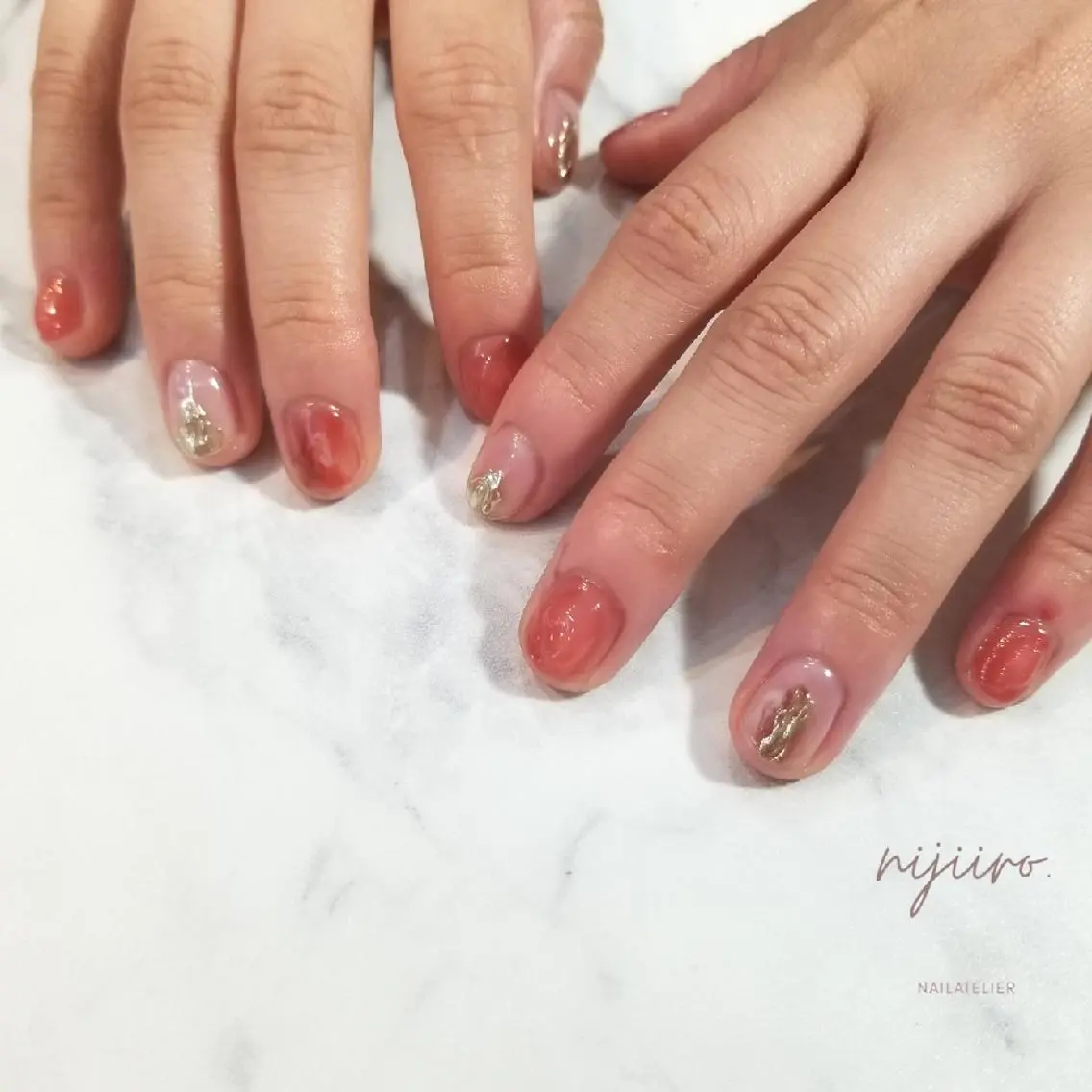 ネイル ハンドネイル nijiiro🌈 サトウのネイルデザイン