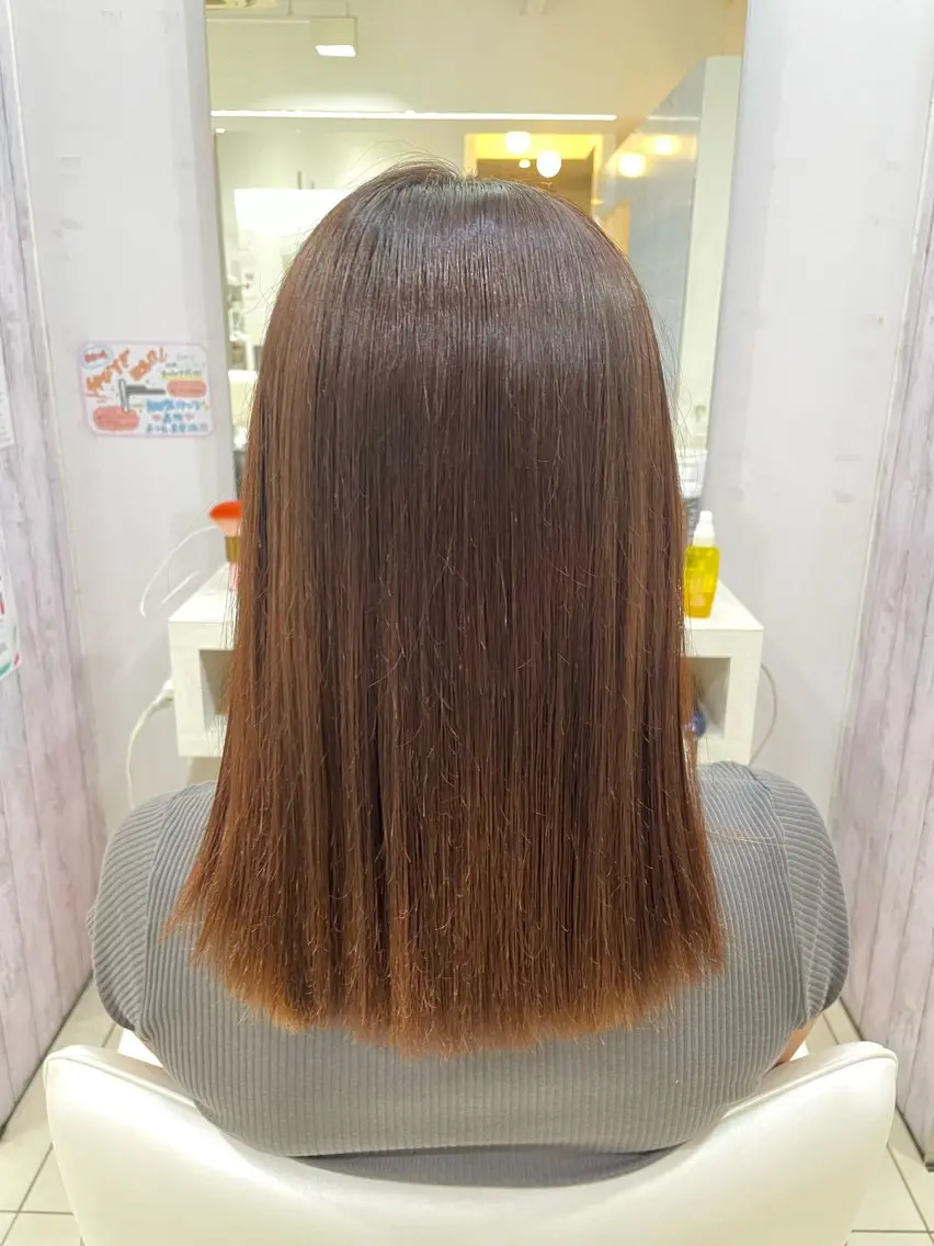 ロング カット ヘアカラー トリートメント 【髪質改善カラー】 瀧田嵐士🇰🇷のヘアスタイル