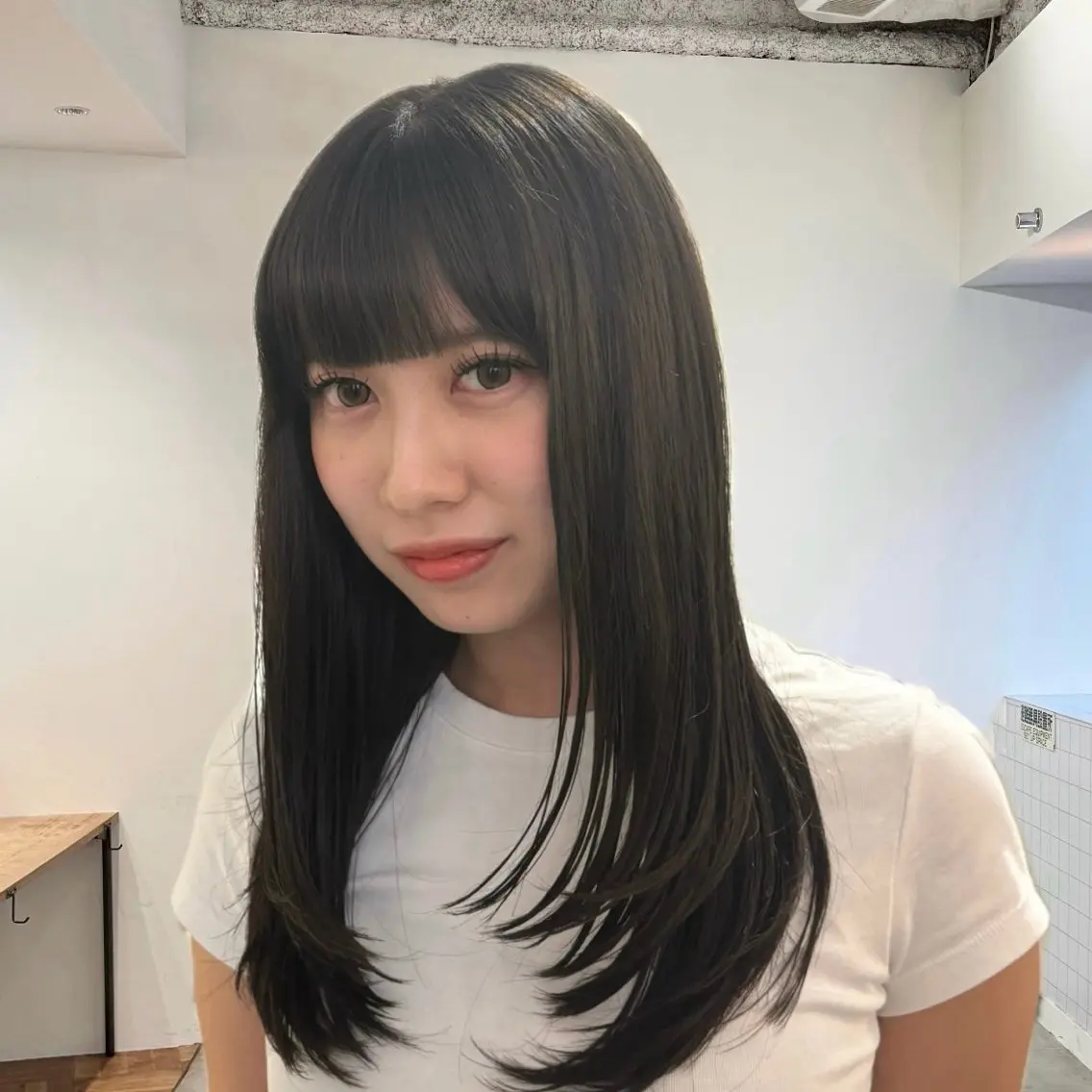 ロング ヘアカラー ダメージレス縮毛矯 正・ブリーチMICOのヘアスタイル