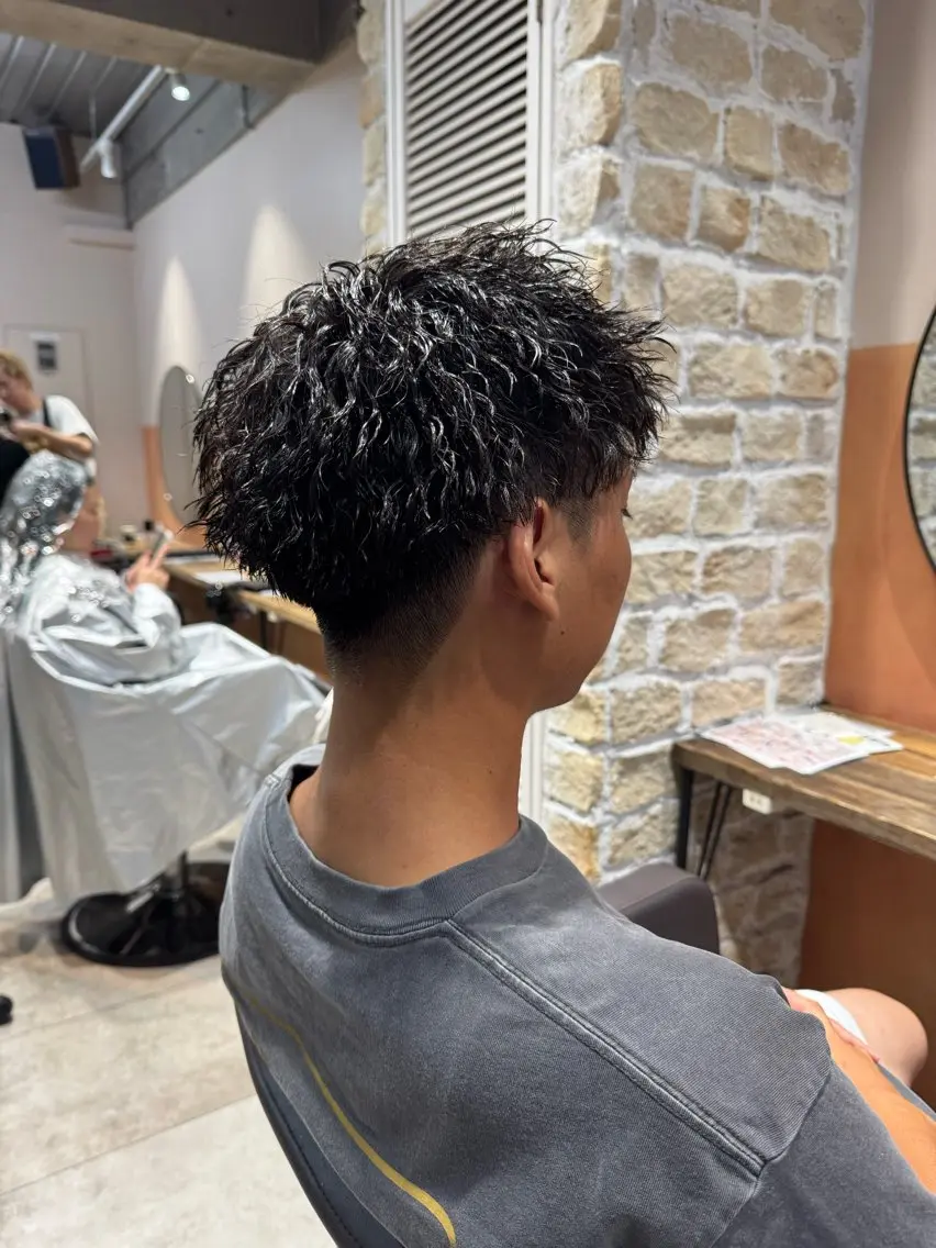 メンズ メンズパーマ カット パーマ メンズ特化 TAKUYAのヘアスタイル