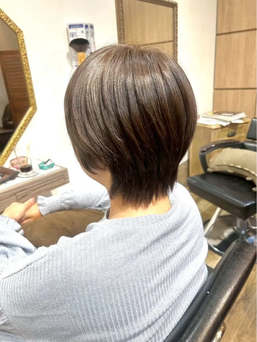 ショート カラー ヘアカラー 北本 久実のヘアスタイル