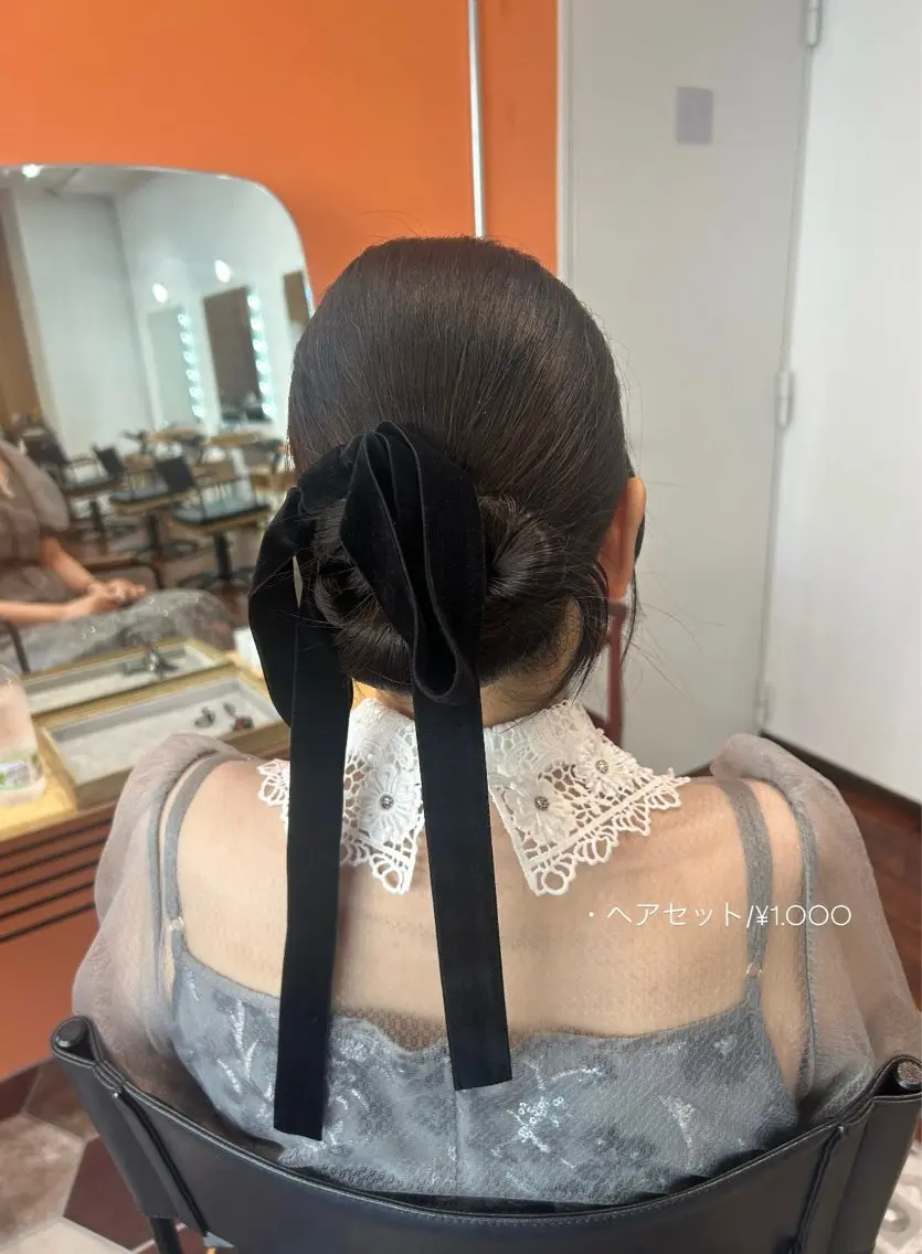 ロング ヘアアレンジ ヘアセット 佐藤光華/JANU /カラーモデルのヘアスタイル