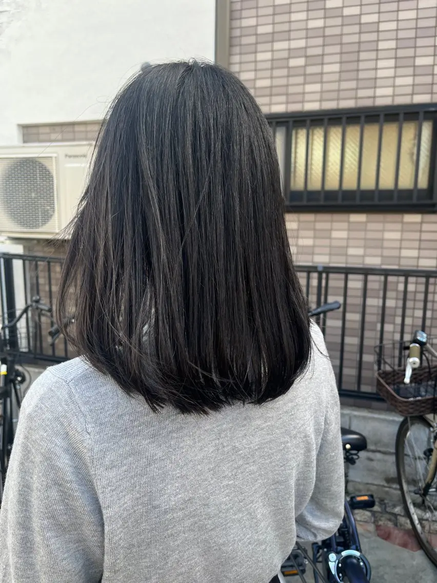 セミロング トリートメント 韓国好き🇰🇷 美容師MIKUのヘアスタイル