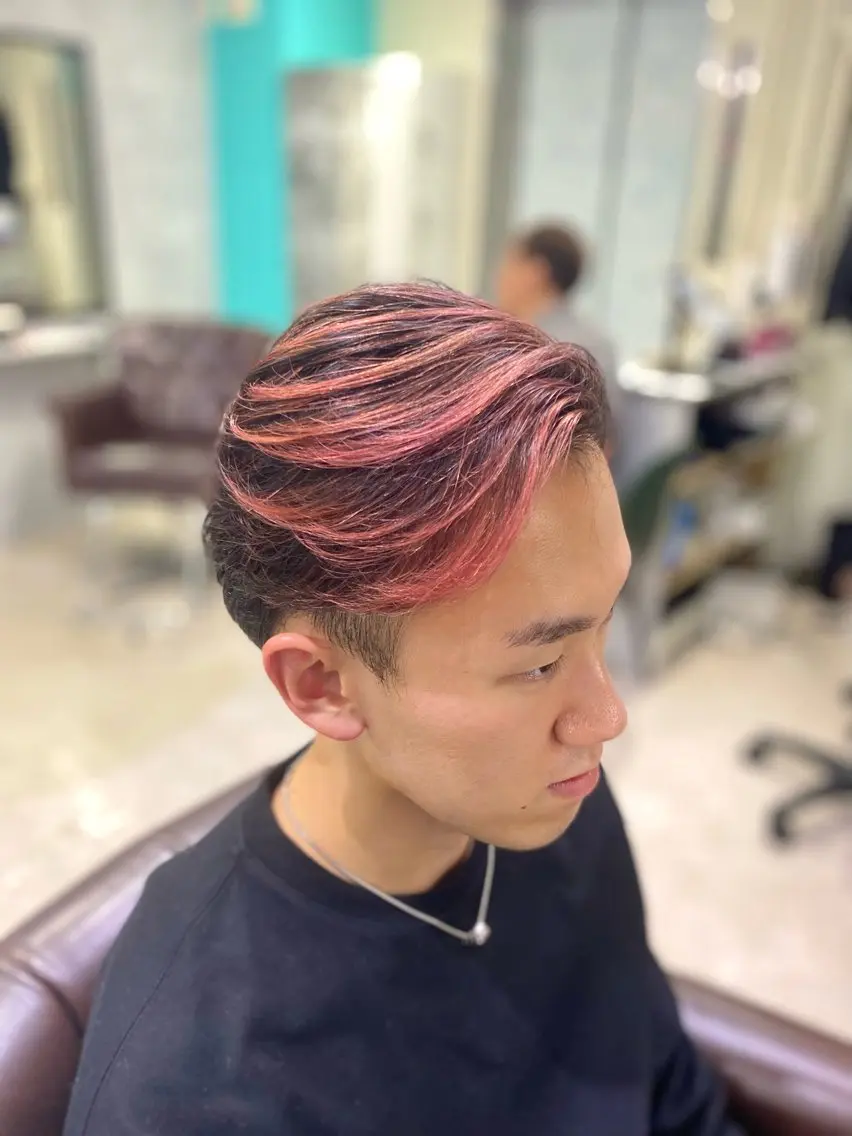 カラー メンズ レイヤーカット ショート/宮本洋介のヘアスタイル