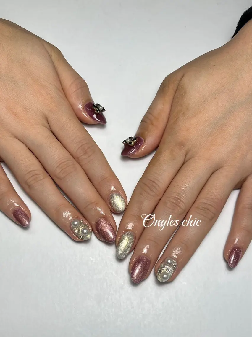 ネイル ハンドネイル ongles chicのネイルデザイン