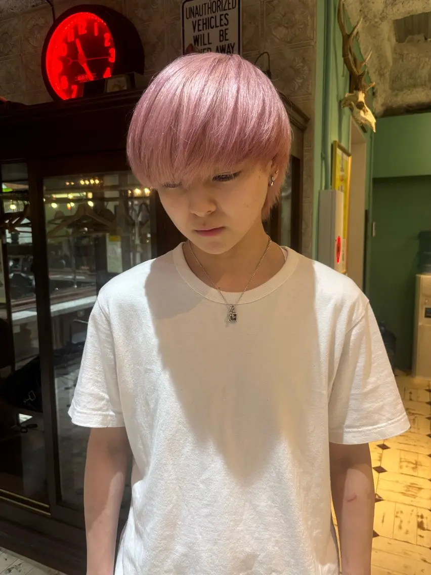 メンズ ヘアカラー 鈴木 涼太のヘアスタイル