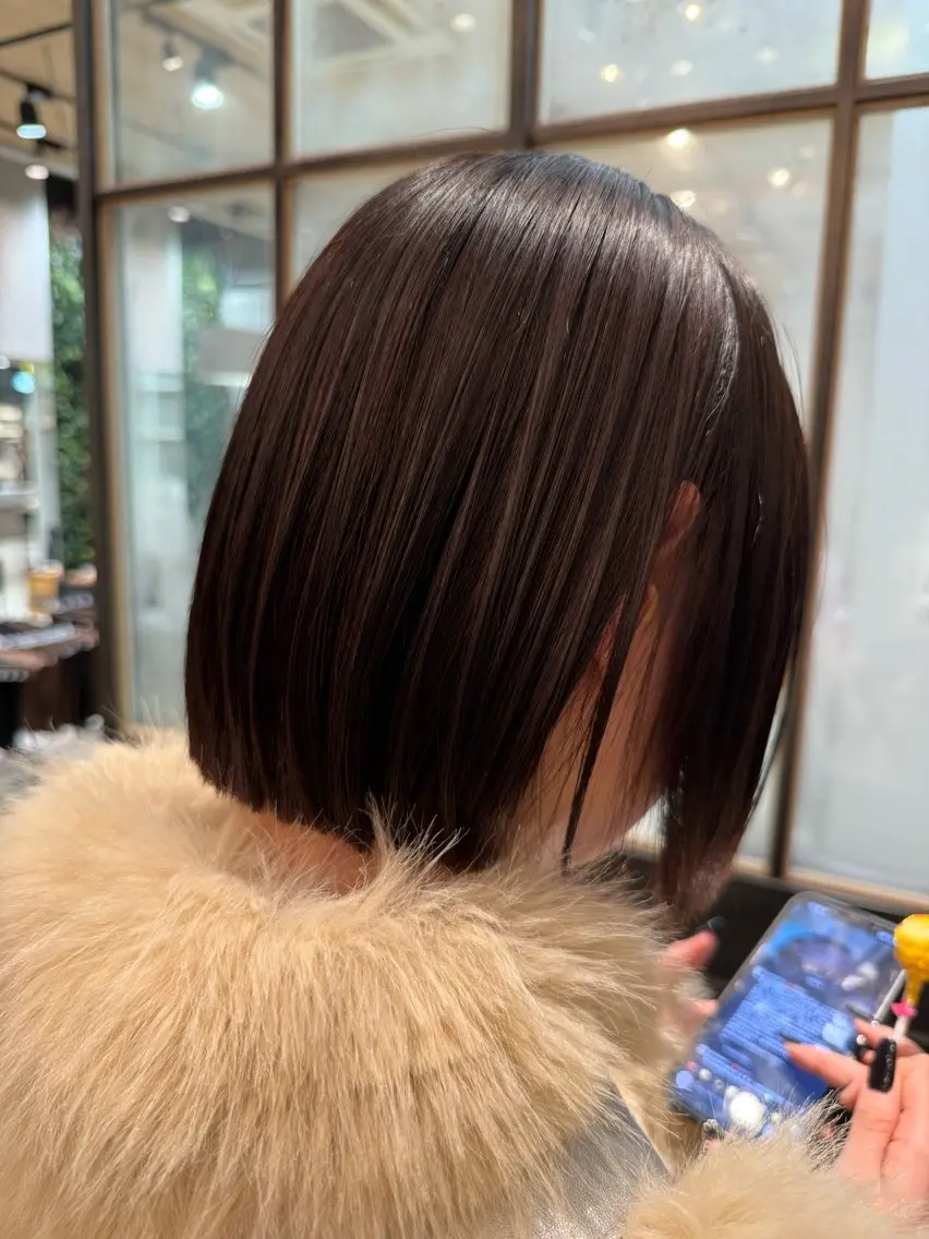 ショート カット パーマ レイヤーカット /momocaのヘアスタイル