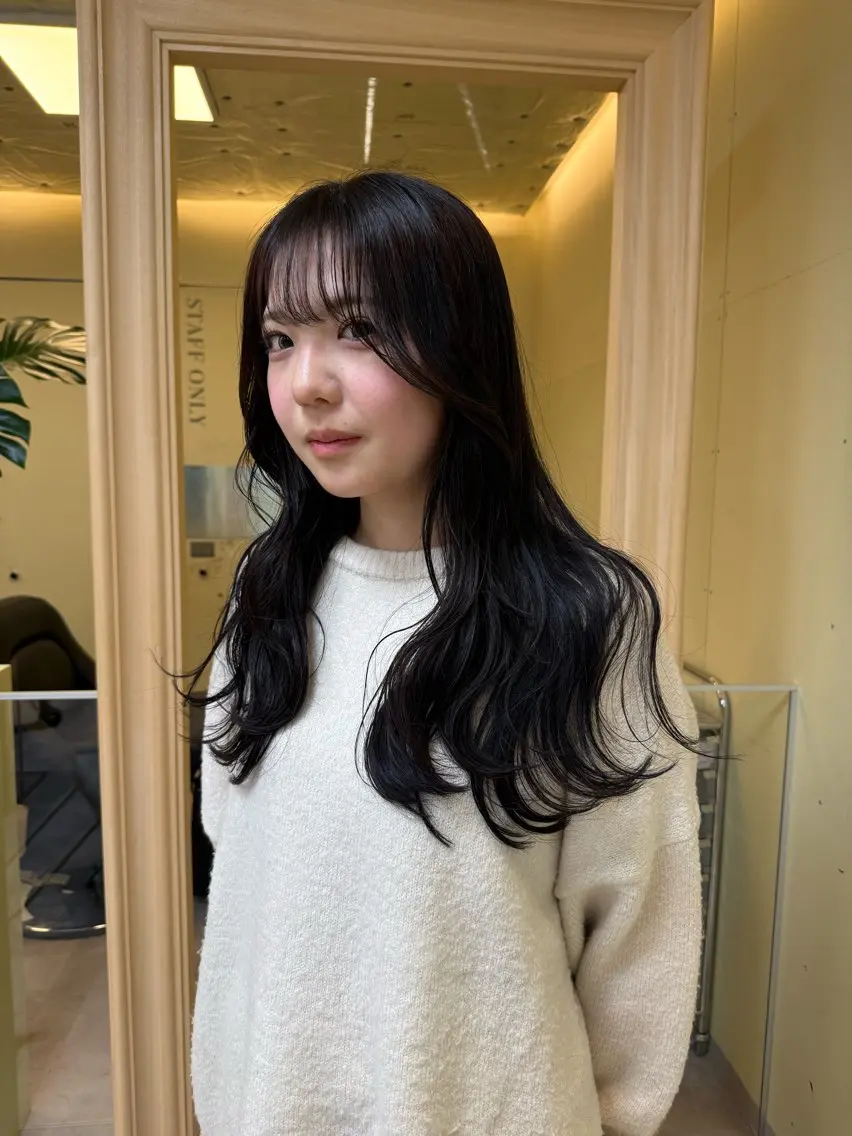 【ダメージ特化】カット+フルカラー+髪質改善トリートメント🪻💜の写真