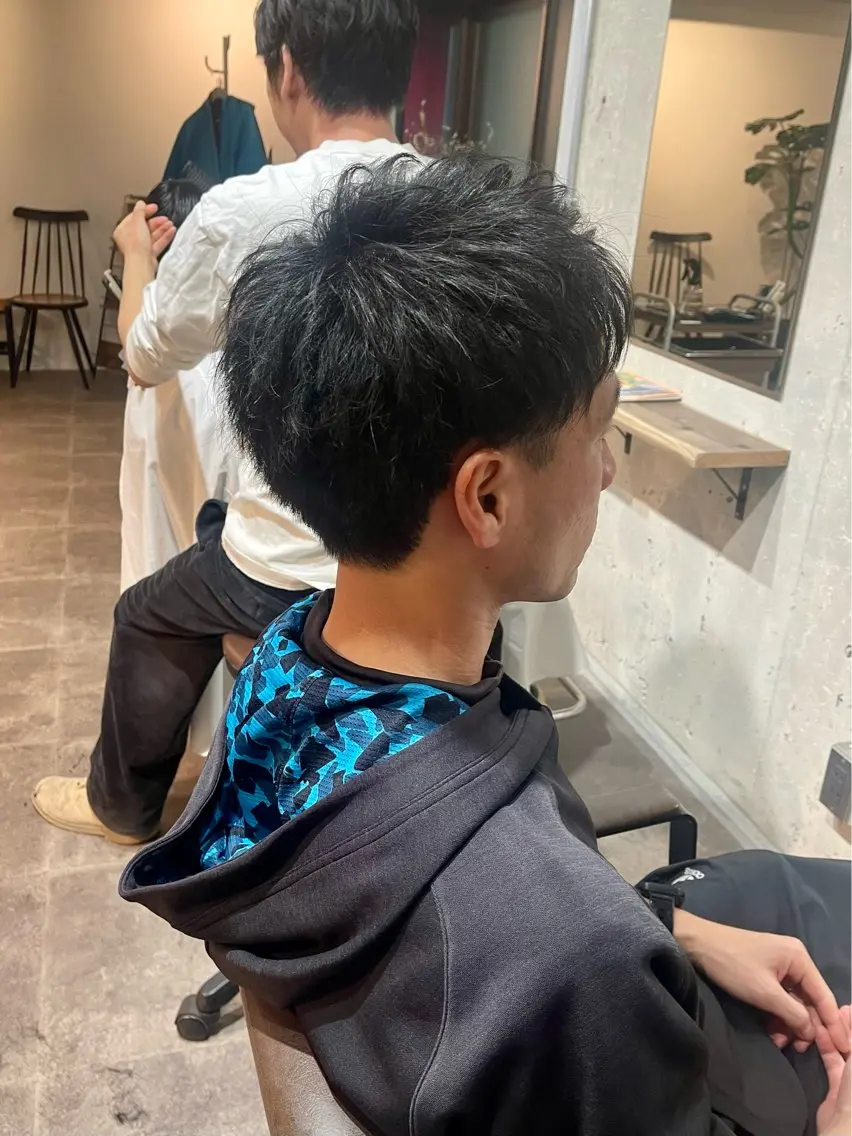ショート メンズ カット 田中 識啓のヘアスタイル