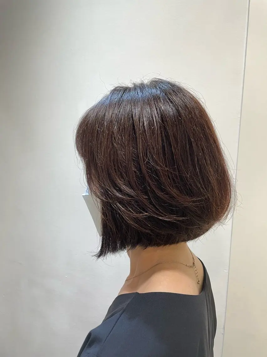 ショート ボブレイヤー ボブ レイヤーカット 田上 斗空 モデル募集✂️のヘアスタイル