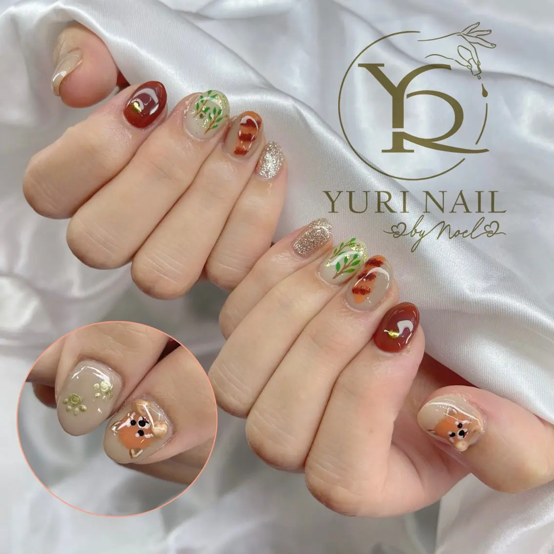 ネイル チークネイル フットネイル フレンチネイル グラデーション キラキラネイル ハンドネイル フットネイル ハンドケア YURI Nail Funabashiのネイルデザイン
