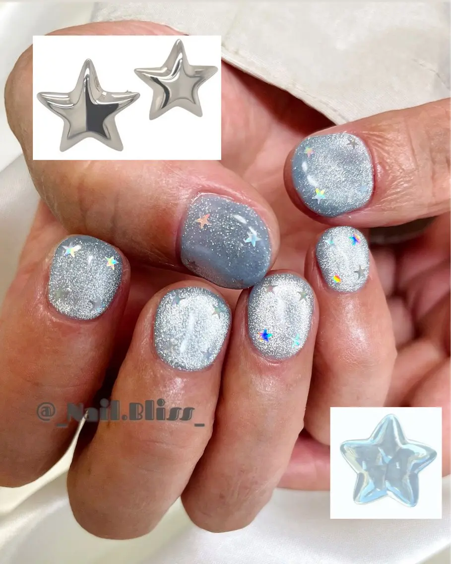 ネイル マグネットネイル ショートネイル ハンドネイル NAIL BLISSのネイルデザイン