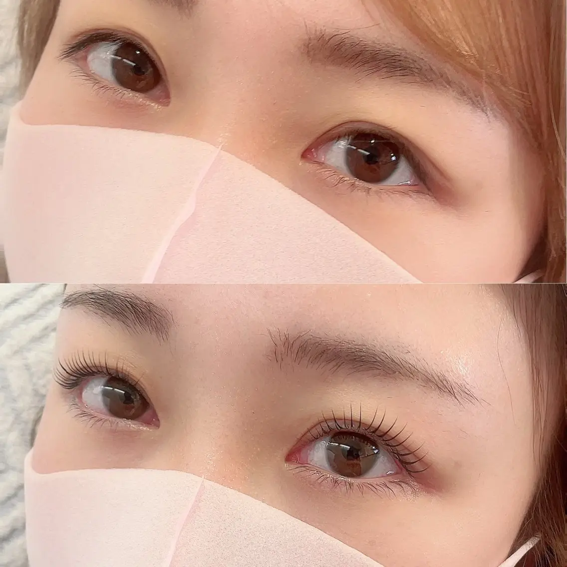 マツエク・マツパ 束感まつ毛 韓国風マツエク パリジェンヌラッシュリフト まつげパーマ 一重×まつ毛パーマ tomoka/ fameuのマツエク・マツパデザイン