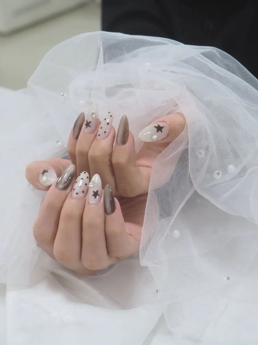 オフなし/デザインネイル💅🏻🫧【土日祝➕550円】の写真