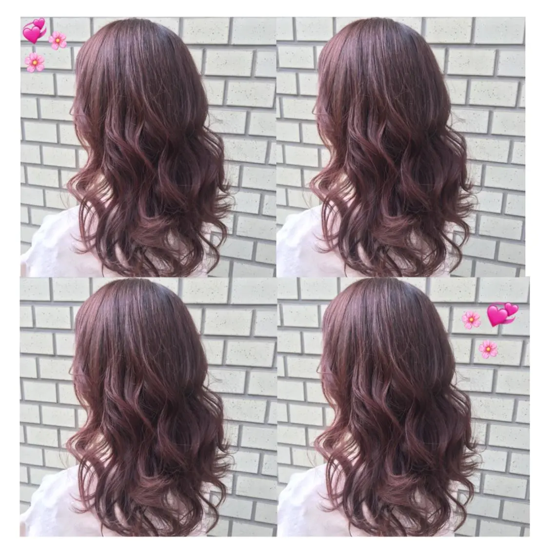 セミロング カラー イルミナカラー パープルカラー 韓国ヘア得意❤︎森澤 悠佳のヘアスタイル
