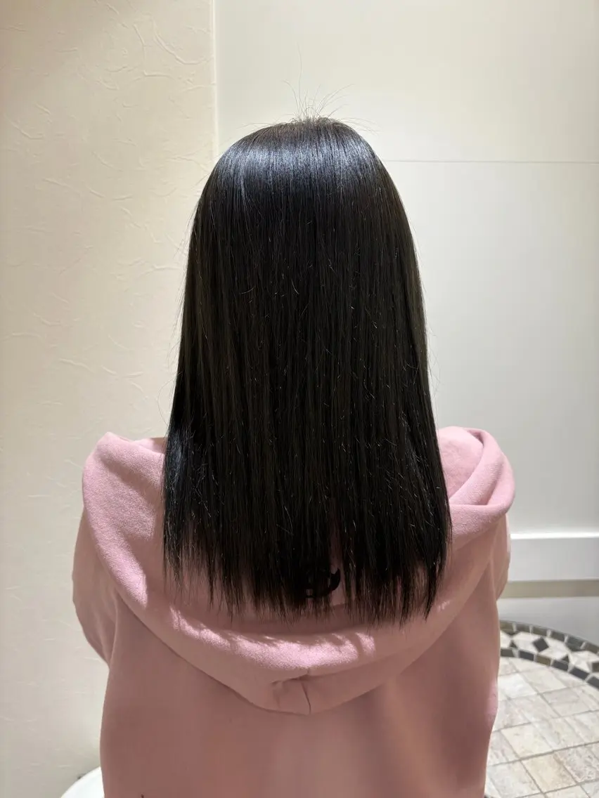 ロング カット ヘアカラー トリートメント 髪質改善カラー なーこ💖🌈のヘアスタイル