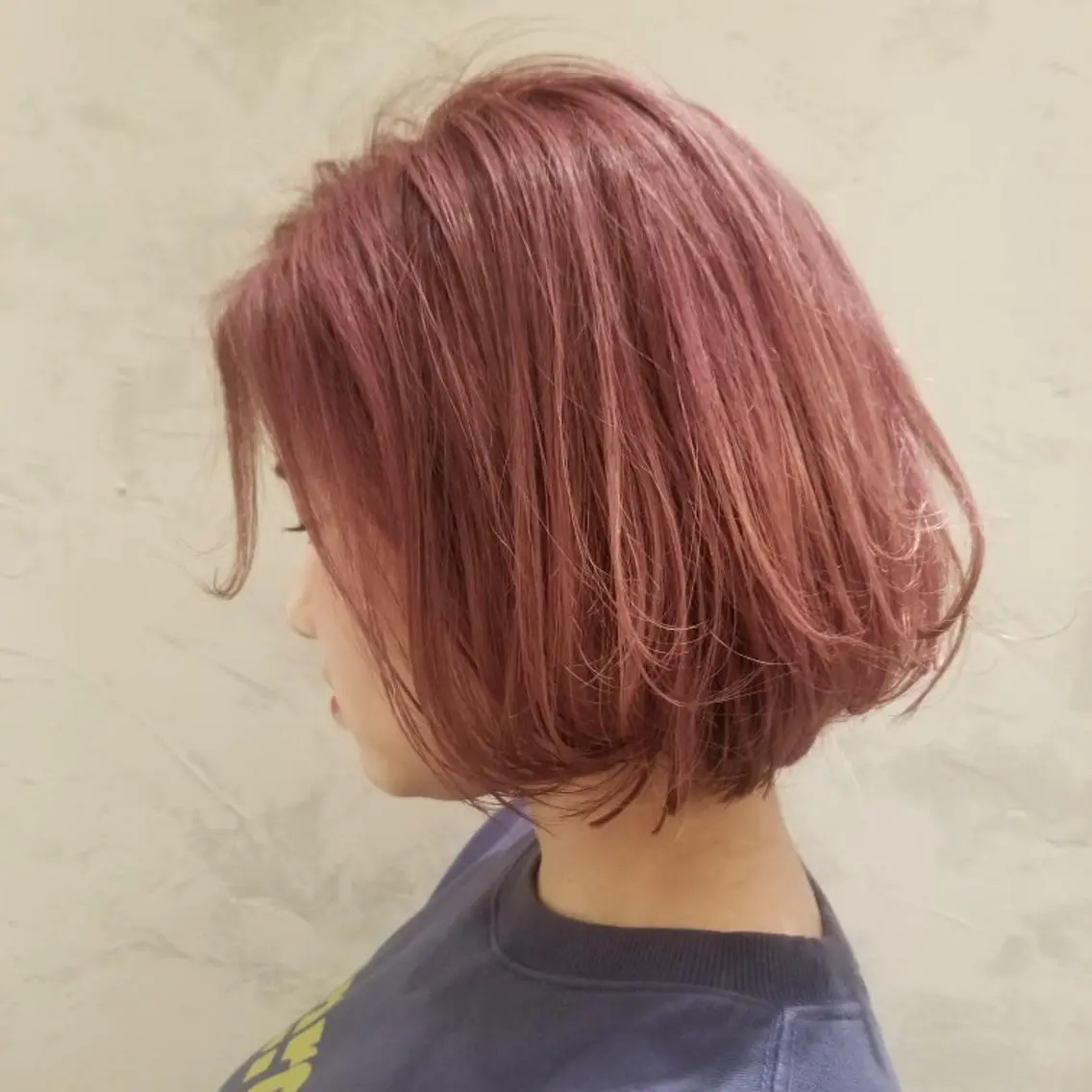 カラー 透明感カラー ピンクカラー 竹尾 優斗のヘアスタイル