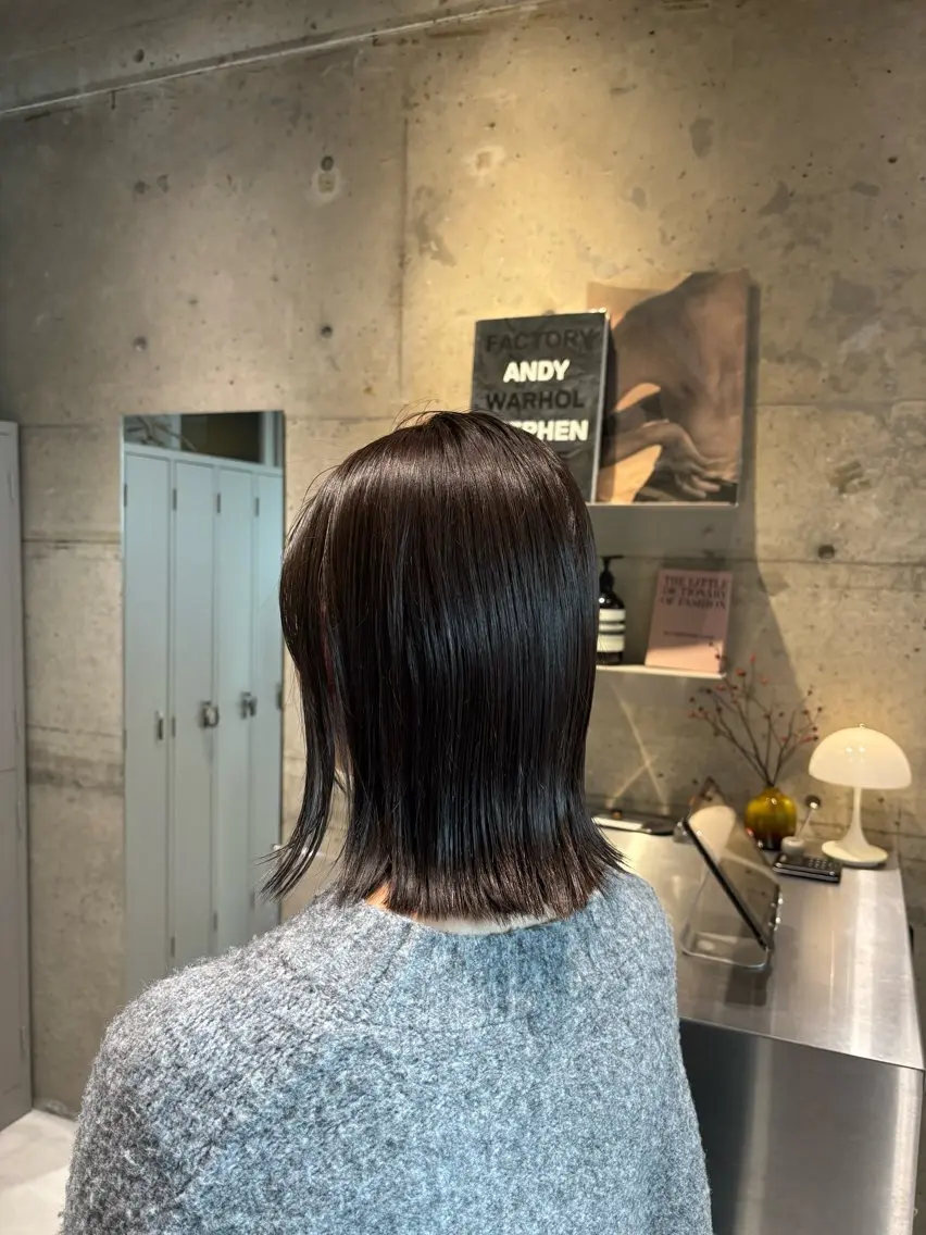 ミディアム ヘアカラー トリートメント 艶髪🫧 Suzunaのヘアスタイル