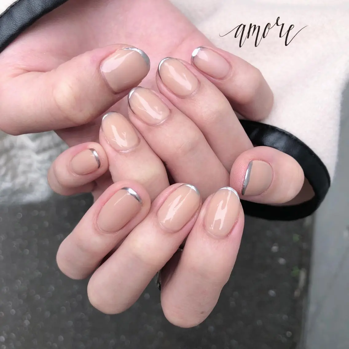 ネイル フレンチネイル ジェルネイル ニュアンスネイル You kyehwaのネイルデザイン
