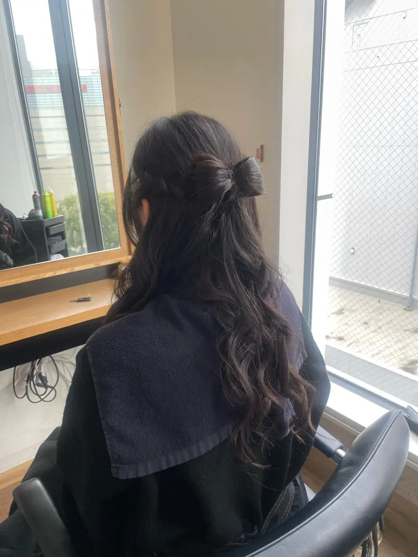 セミロング ヘアセット BLEACH 🟥 PERM 天神🏆のヘアスタイル