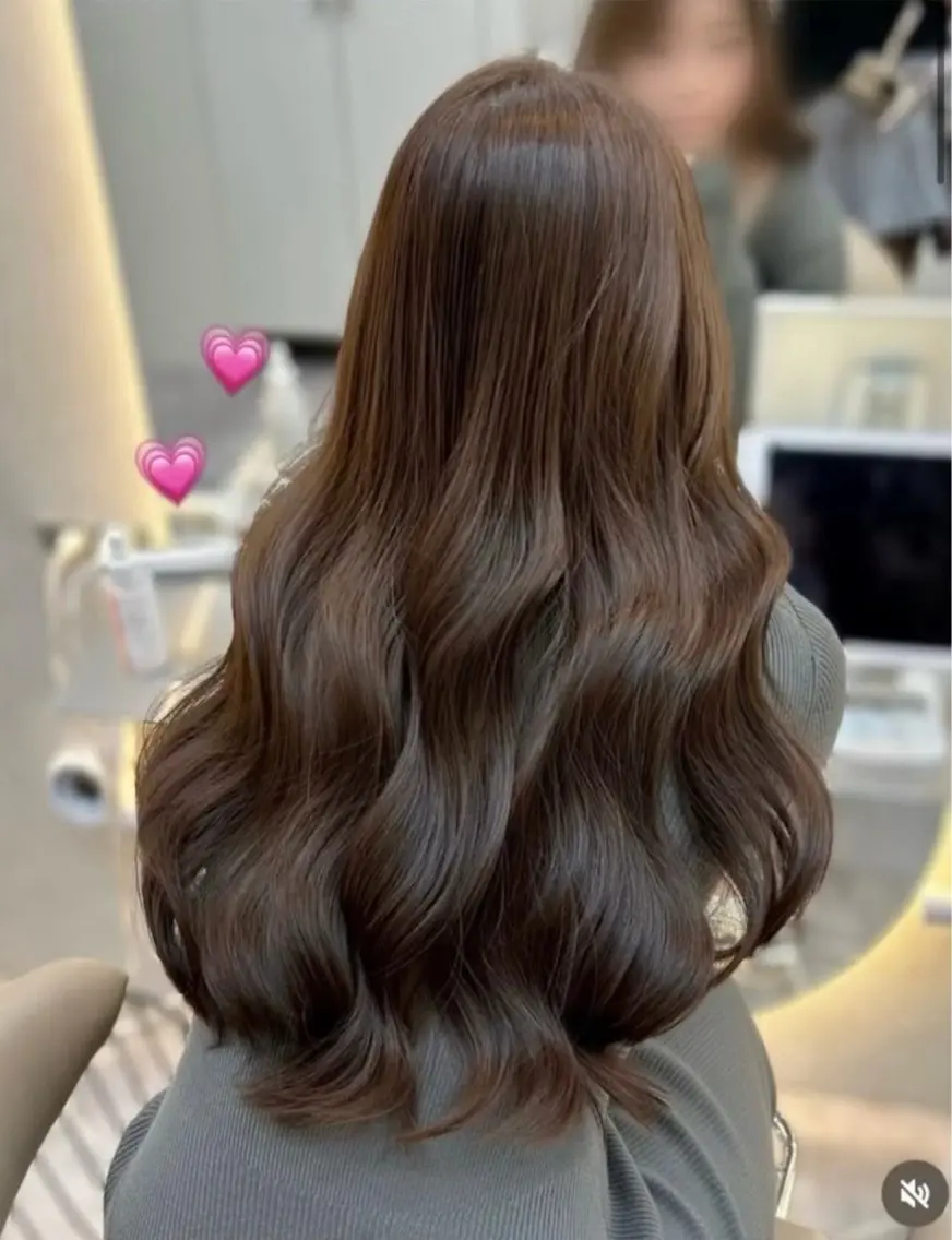 ロング ボブ 韓国風ヘア レイヤーカット ロング 縮毛矯正 カット ヘアカラー 韓国トレンド💓‪ 阿部あんじゅのヘアスタイル