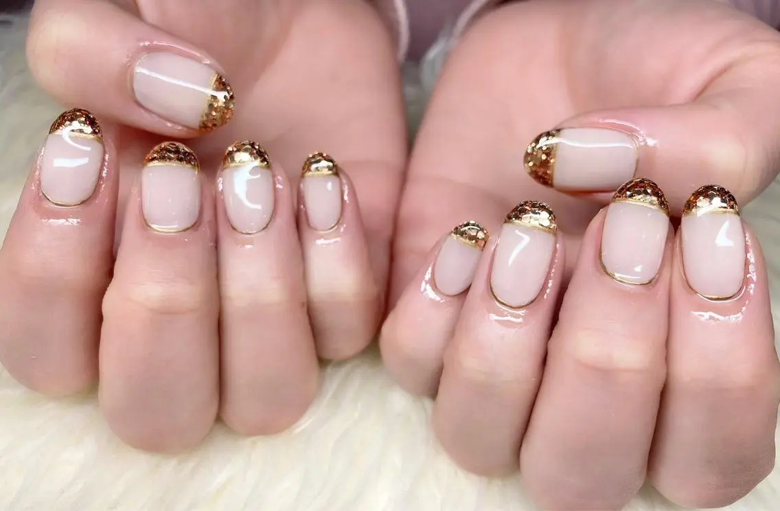 ネイル ジェルネイル ニュアンスネイル パラジェル シンプルネイル Nail&eye Belire 新宿のネイルデザイン