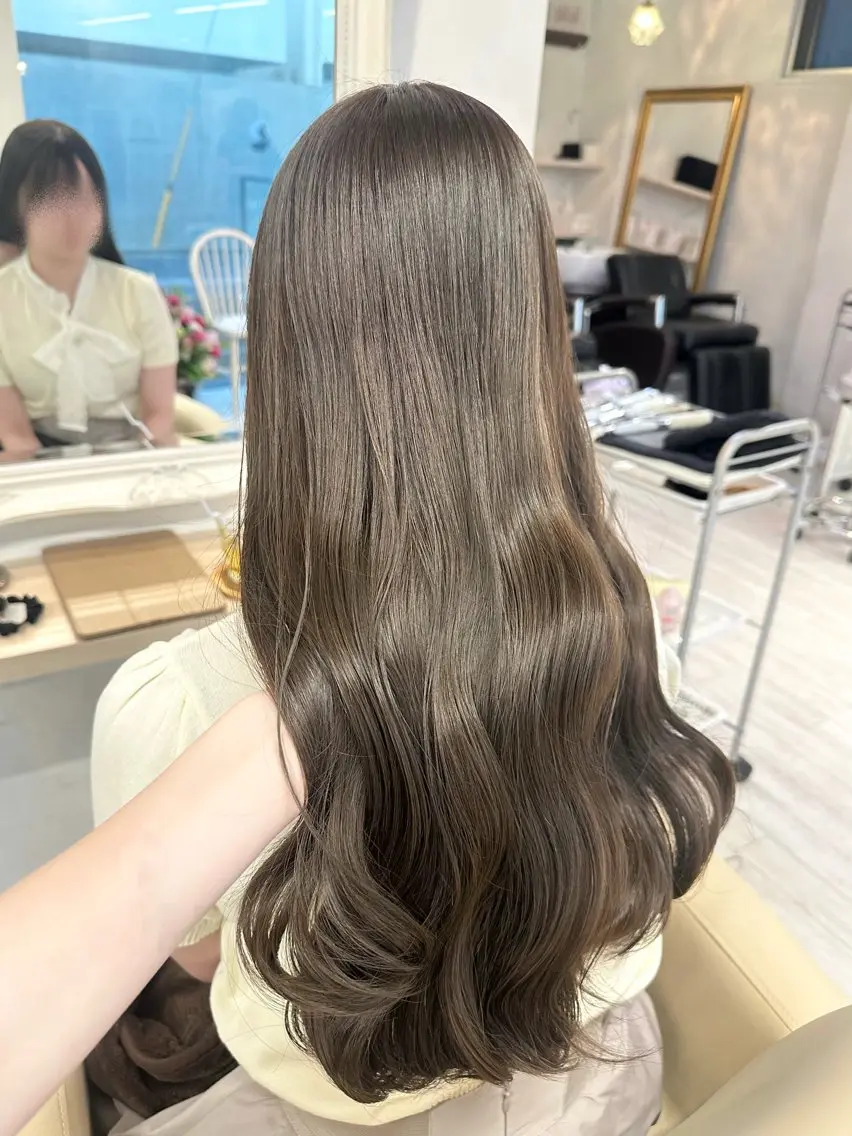 【現金のみ】ブリーチなしダブルカラー+カット付き🤍の写真