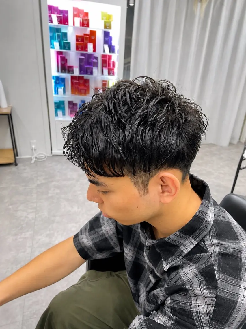 ショート パーマ メンズ メンズパーマ いちかわ ことねのヘアスタイル