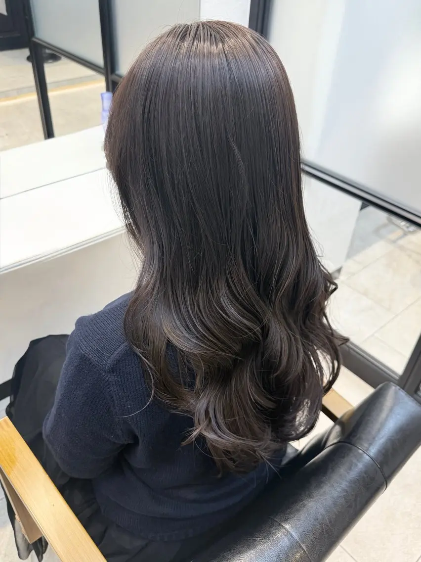 ロング カット ヘアカラー トリートメント 🆕似合わせデザイン カット/髪質改善✨のヘアスタイル