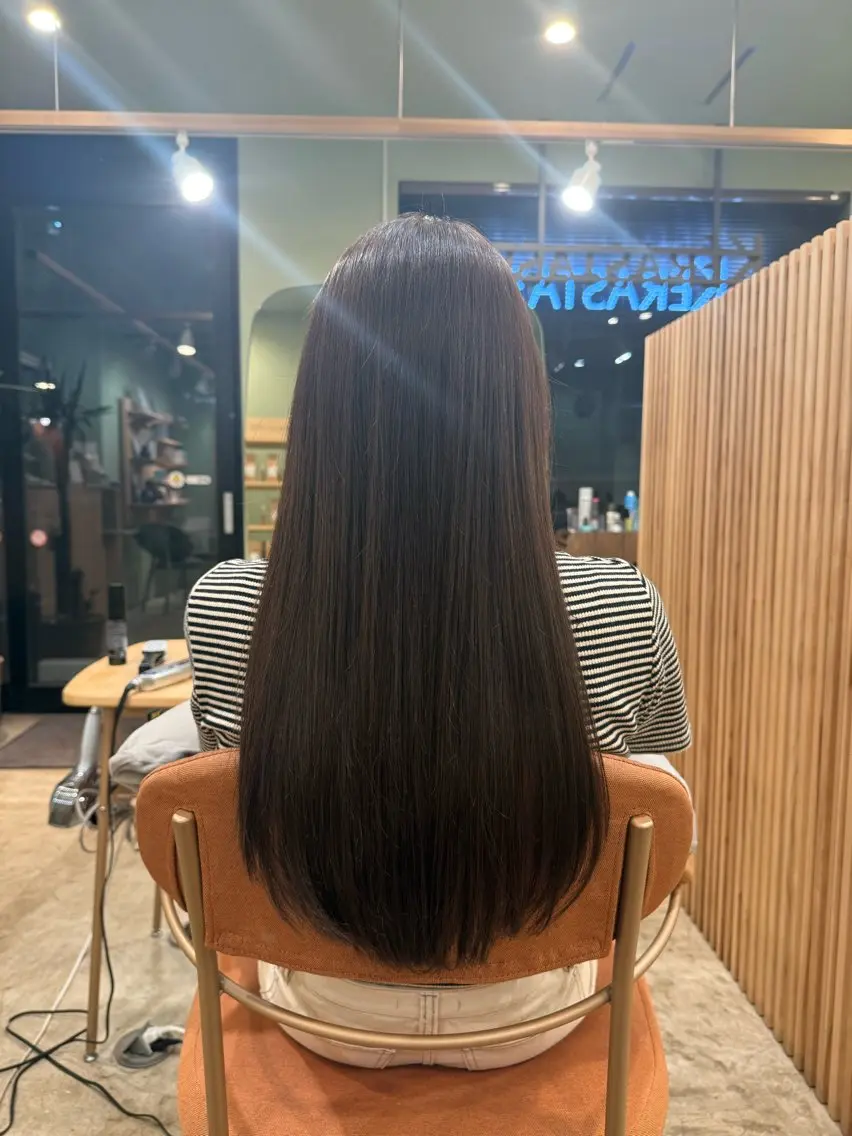ロング ロング カット トリートメント カットモデル募集 /侑姫のヘアスタイル