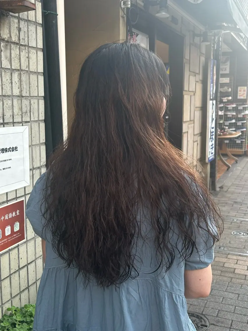 パーマ ナチュラル大人っぽい スタイル MAORIのヘアスタイル