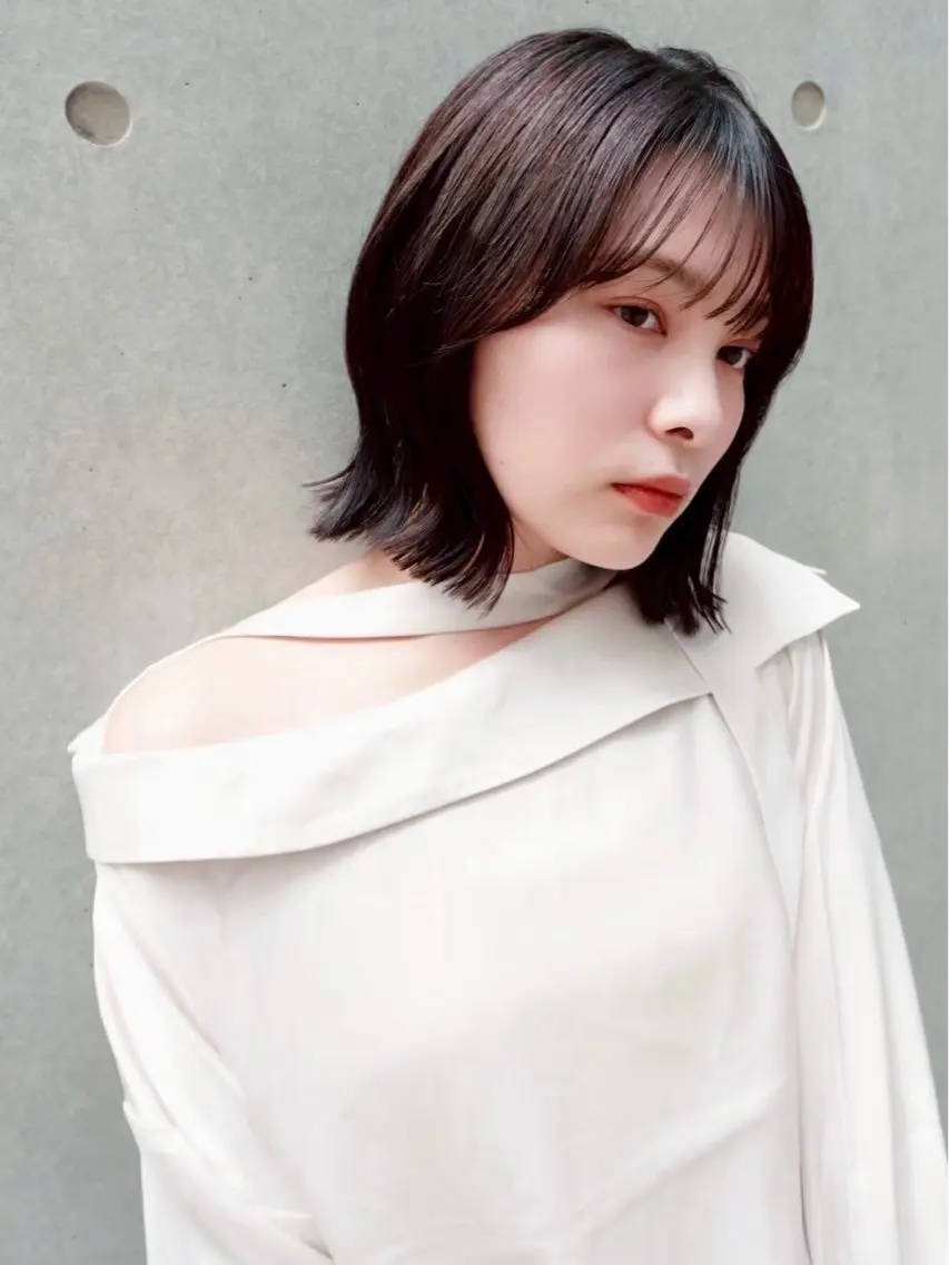 ミディアム 濱盛 蓮のヘアスタイル