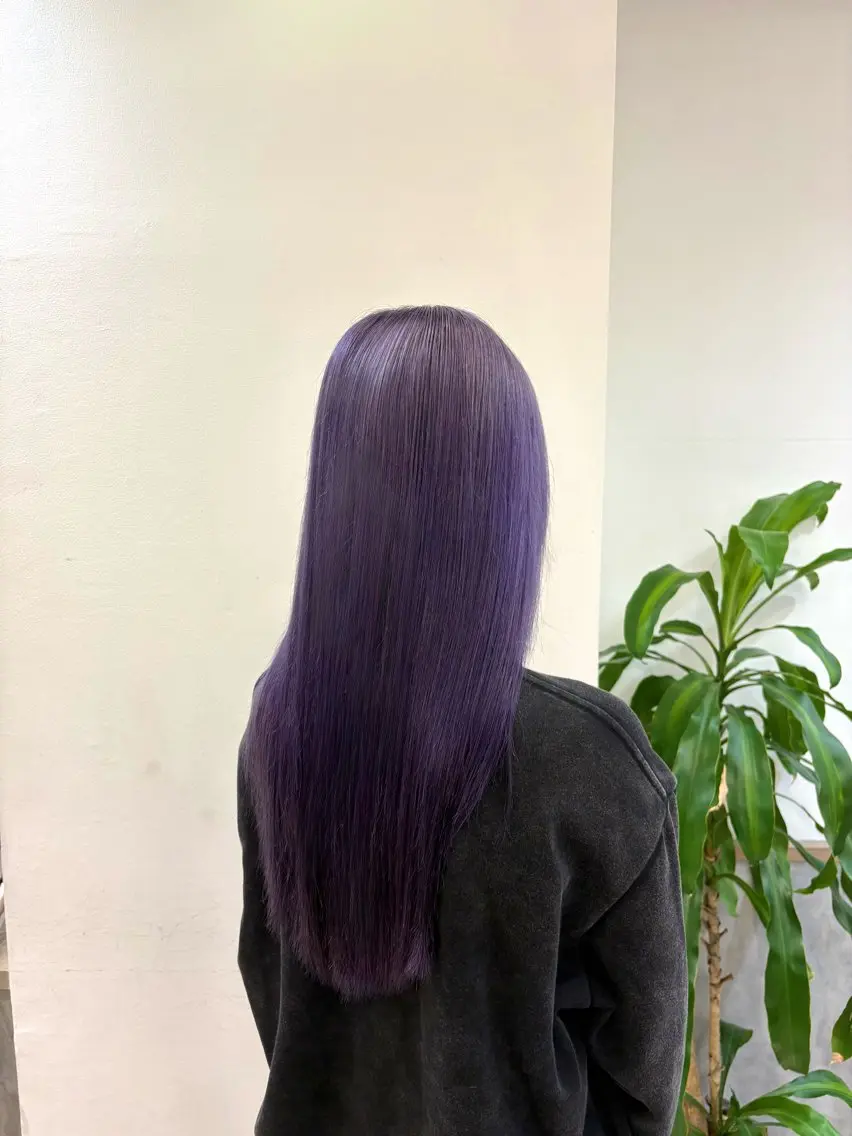 ロング カラー 箕輪 愛瑚のヘアスタイル