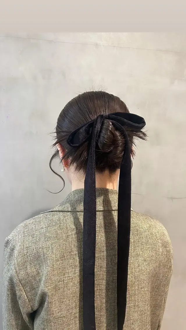 ミディアム ヘアアレンジ ヘアセット タナカ カナ🫧のヘアスタイル