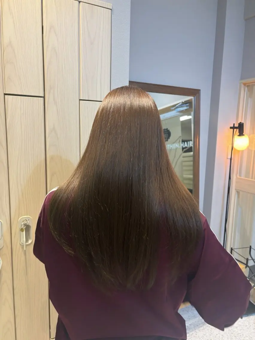 ロング ヘアカラー セト ナツミのヘアスタイル